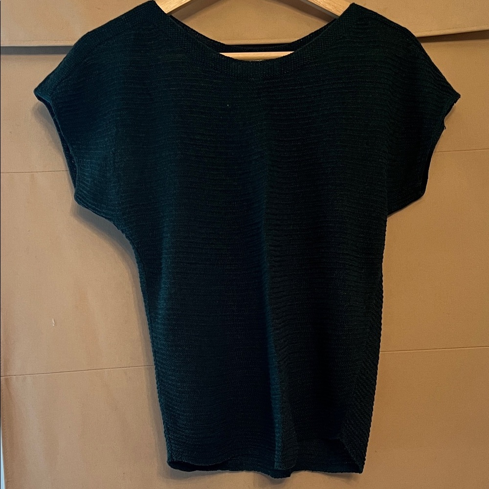 Uniqlo Dark Green Knit Top
